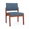Lesro Lenox Armless Guest Chair, 22.5 in W 26 in L 31.5 in H LW1102 - alternate 1